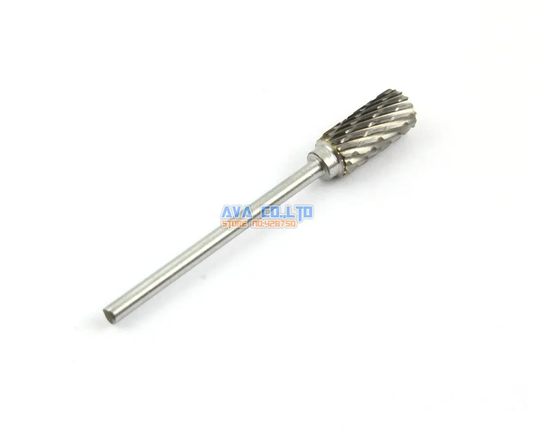 5 Pieces 6mm Tungsten Carbide Burr Rotary Cutter File 2.35mm Shank Double Cut (NO.1)