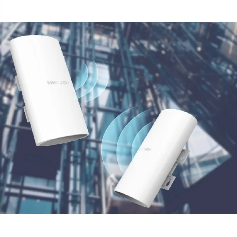 A pair Elevator Lift Wireless bridge 300Mbps 2.4GHz 867Mbps 5GHz Wireless bridge,RJ45 Passive PoE DC Power Supply MIMO Structure