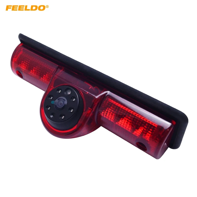 FEELDO Car LED Brake Light IR Rear View Camera For RAM Promaster Cargos Van Reversing Park Camera #HQ5372