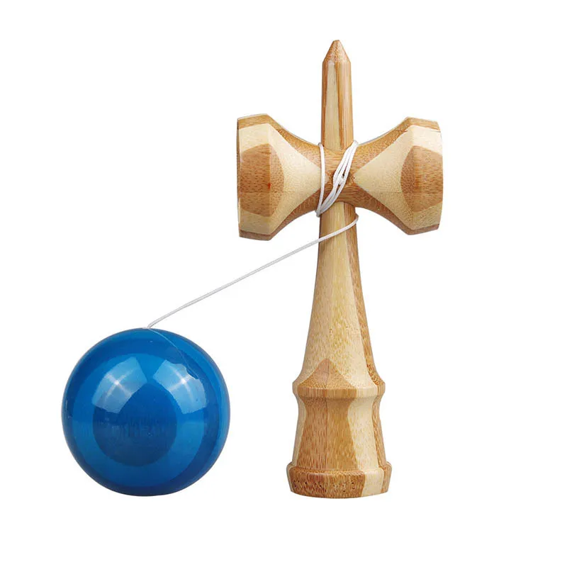 Anti Stress Geschickte Kendama Holz Banmboo Jonglierbälle Professional Outdoor Sport Spielzeug für Kinder 18CM