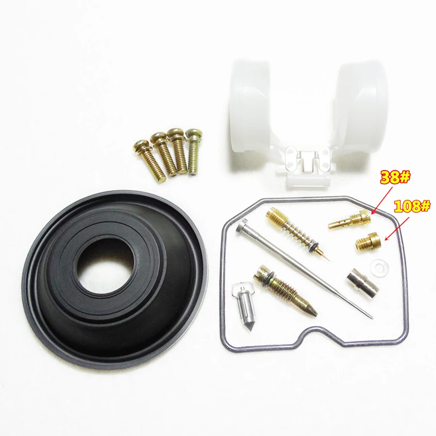 

Motorcycle Carburetor repair kit Configure vacuum diaphragm and float For Kawasaki ZZR-250/EX250H GPX250