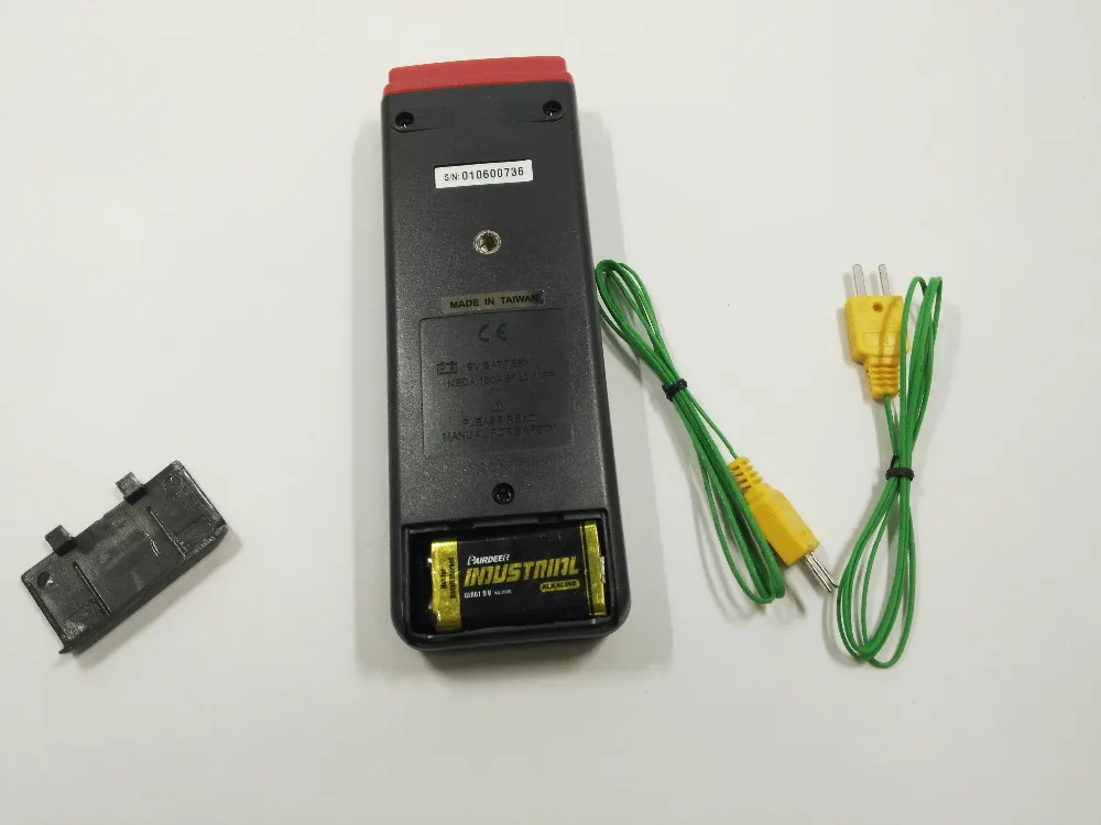 CENTER 301 Digital Thermometer (K Type/Dual Input/PC Interface) -200C~1370C