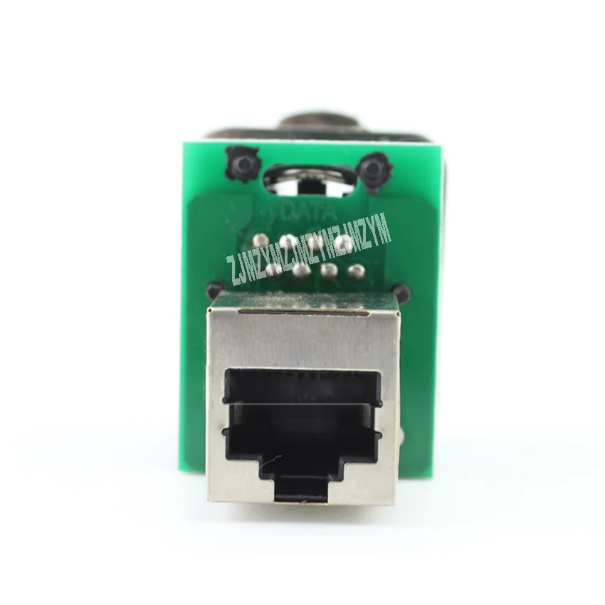 10pcs/lot Good Quality D-type Module RJ45 Socket Network Cable Connector Panel Mount Jack Chassis Panel Mount Connector ZE8FDP