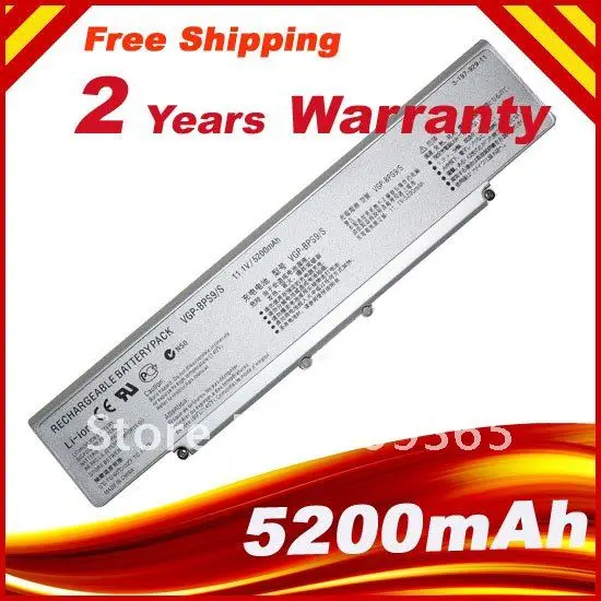 

Silver Laptop battery for SONY VAIO VGP BPS9 BPS10 BPL9 BPL10 VGP-BPL9 VGP-BPS9A/B VGP-BPS9/S VGP-BPS9A/S VGP-BPS9/B