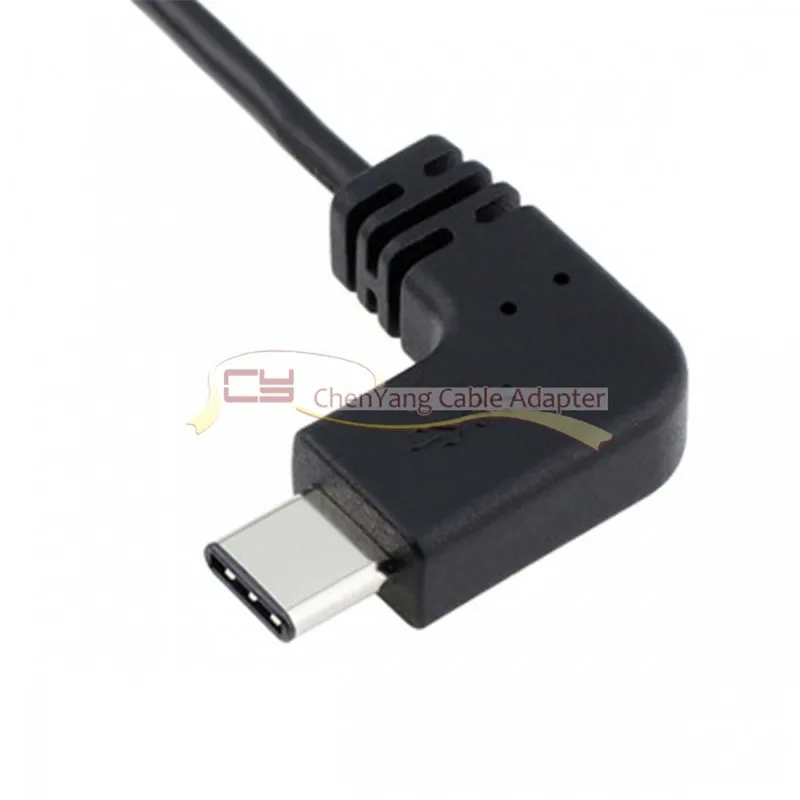 90 Degree Right Angled USB 3.1 Type C Male USB-C to USB 2.0 Male Cable for Tablet & Mobile Phone 120cm