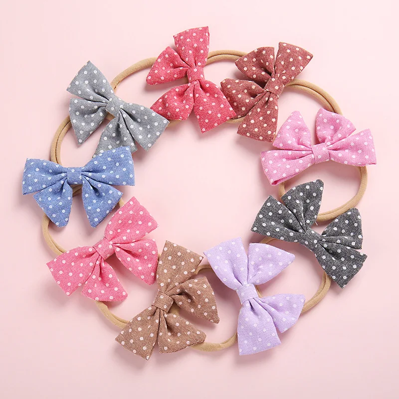 Small Girls Big Bow Headband Newborn  Hair Accessories Elastic Hair Bands Cute Baby Girls Headbands