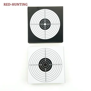 أوراق الهدف العمودي العمودي التكتيكي ، رصاصة مقلاع بندقية Airsoft ، طلقة صيد ، جديد ، 14 × 14 ، 100 قطعة أعلى 8 مبيعات GZK للحبال - رقم 1