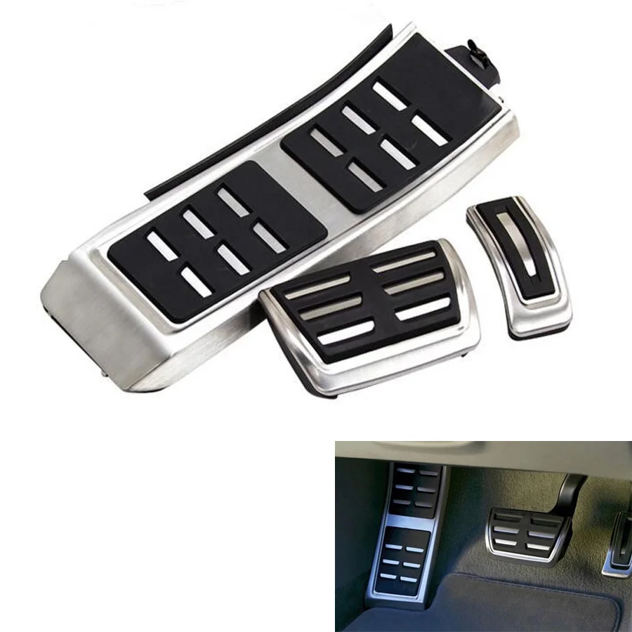 YAQUICKA Car Automatic Gas Brake Foot Rest Pedals For AUDI A4 B8 S4 RS4 A5 S5 RS5 8T A6 Q5 S5 RS5 A7 S7 SQ5 8R LHD