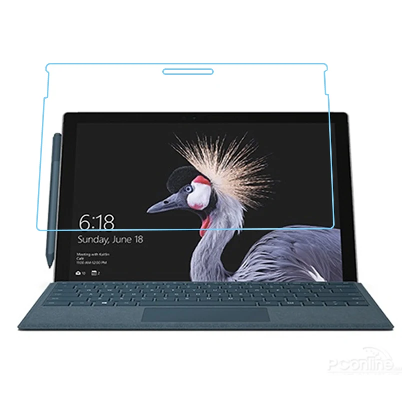 

Screen Protector for Microsoft Surface Pro 5 0.3MM 9H Tempered Glass for Microsoft Surface Pro 3 Pro 4 Clear Protective Film