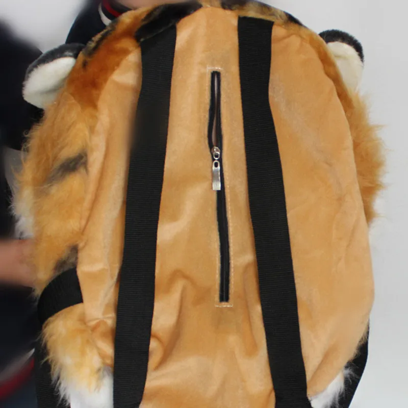 lovers backpack tiger head Backpacks for adolescent girls animal children school bags kids bag