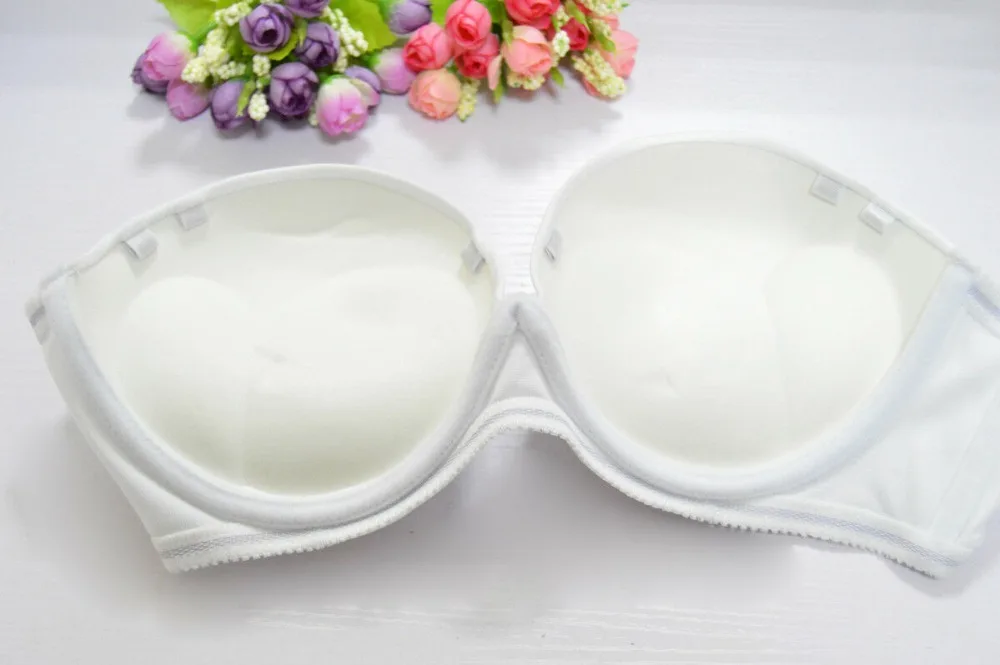 Fashion Wedding Multiway Underwear Add 2 Cup Support Padded Push Up Bra Strapless Bras Underwear Size 32 34 36 38 40 A B C D Top