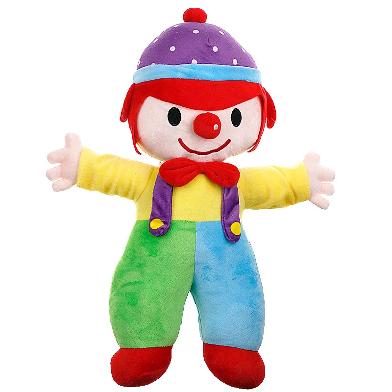 

50cm Circus clown dolls soft plush toys early education toy for children Appease doll Valentine's Day gifts cute sleep pillow