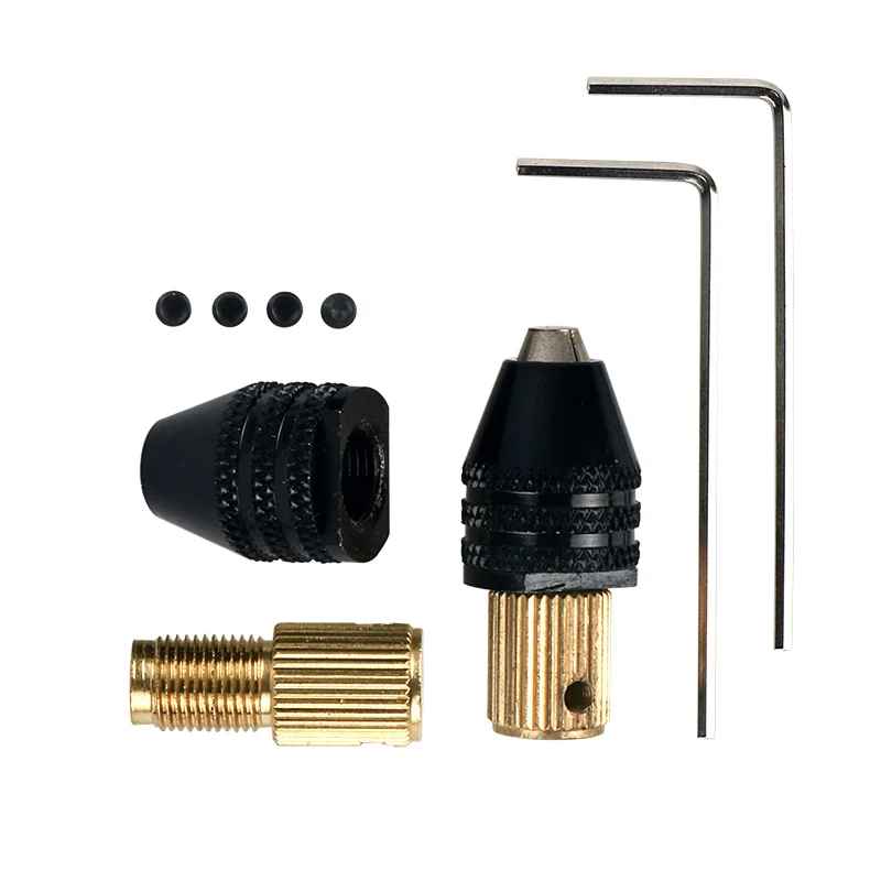 Tool Accessories 2.0/3.17mm Electric motor shaft Mini Chuck Fixture Clamp 0.3mm-3.2mm Drill Bit Micro Chuck Fixing Device