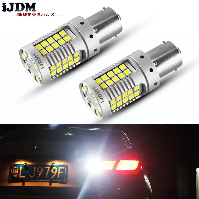 

iJDM 1156 LED Canbus Error Free 3156 7440 LED For Turn Signal Lights, Brake Lights, Back up Reverse Lights White Red yellow 12V