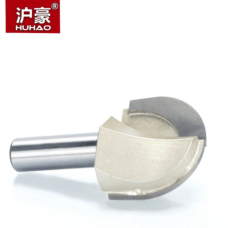 Chinahuhao Coating Keperakan Seng 1 Pcs 1/4 "1/2" Shank Bulat Bulat Router Bit Cove Kotak Woodworking Cutter Wolfram Karbida Router Bit untuk Kayu Endmill