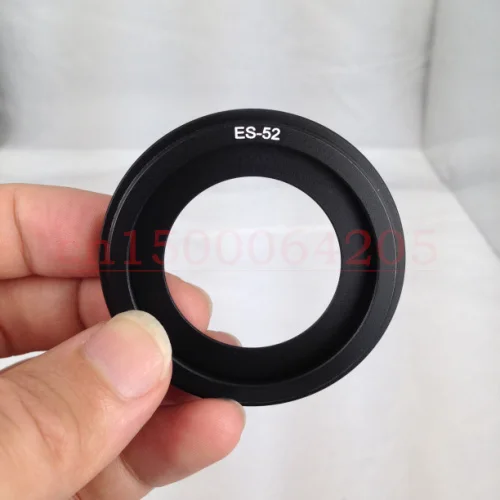 Free tracking  ES52 Metal Lens Hood Shade for EF 40mm EF f/2.8 STM Pancake 52mm REPLACE ES-52