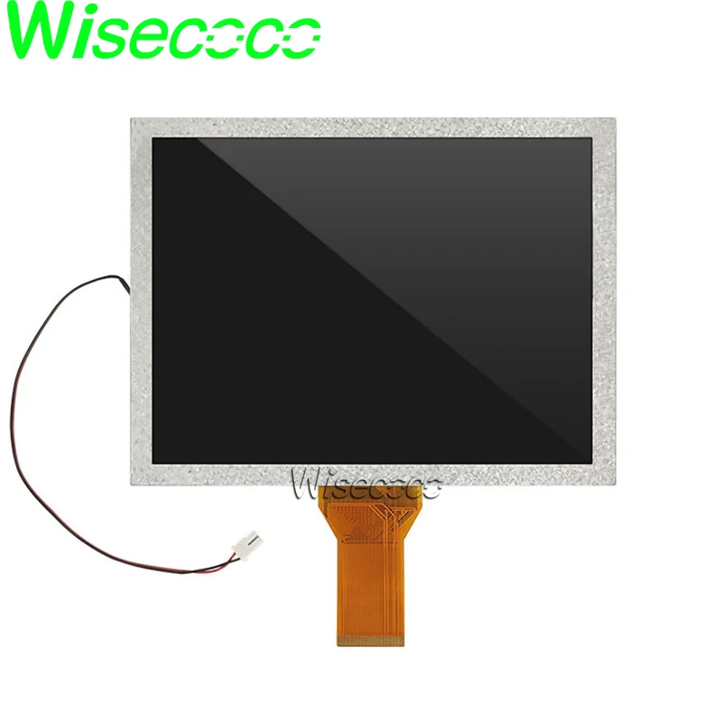 Wisecoco 8 Inch AT080TN52 LCD Screen Driver Board Kit, 800x480 RGB 50 Pins, for DIY Monitor, Industrial Control,Embedded Systems