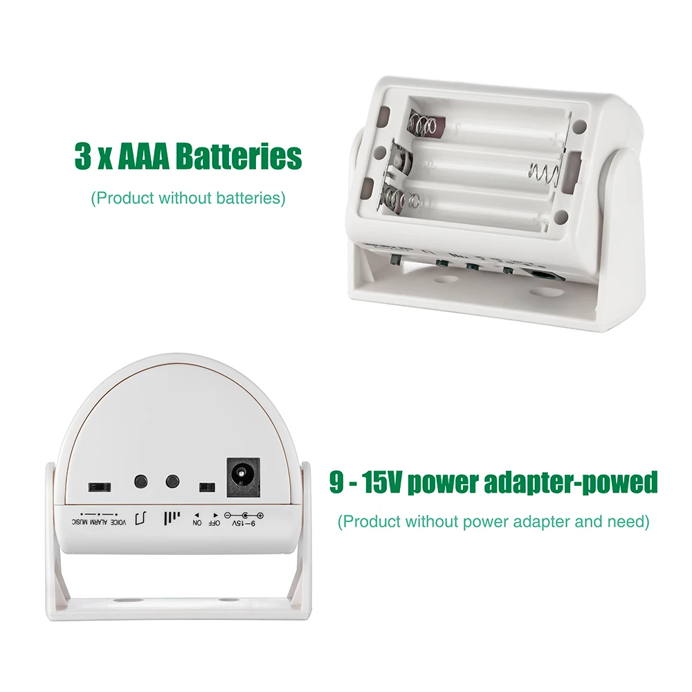 Imagem -04 - Kerui Bem-vindo Campainha sem Fio Convidado Bem-vindo Chime Alarme Pir Sensor de Movimento para Loja Entrada Segurança Campainha Detector Infravermelho