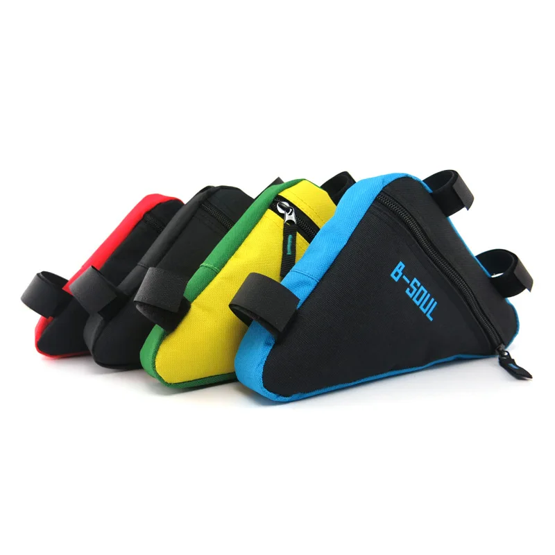 B-SOUL 4 Color Outdoor Triangle Waterproof Cycling Bag Bicycle Saddle Bike Bags Road Rear Bicycle Accessories Bike Storage Pouch