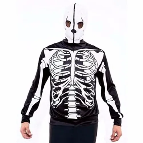 Imagen 1 del producto Lo más nuevo de otoño, sudaderas con capucha con estampado 3D de calavera de Halloween para mujeres/hombres, sudaderas nuevas holgadas informales para mujer, producto en oferta