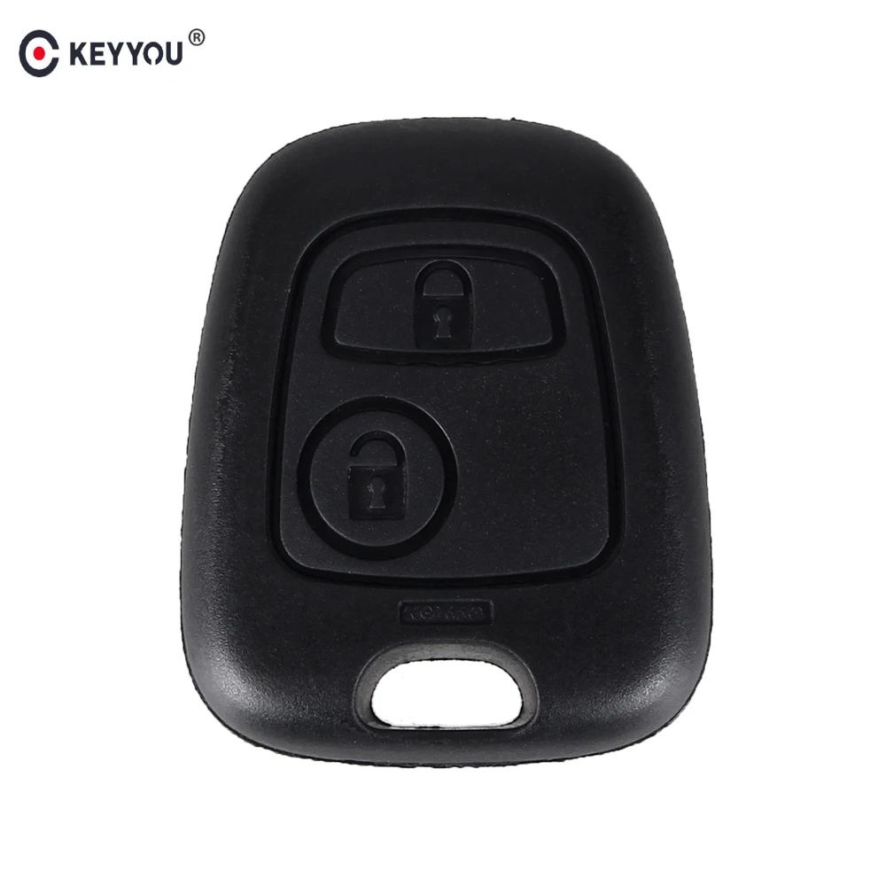 KEYYOU Replacement For Peugeot 307 Entry Key Keyless Remote Fob Shell Case for Peugeot 207 306 307