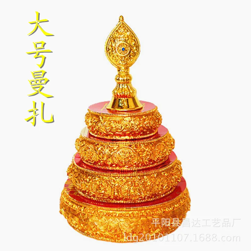 Buddha Tantric Kingman and then plated copper zinc alloy chassis Buddhist supplies wholesale manufacturers home decoration