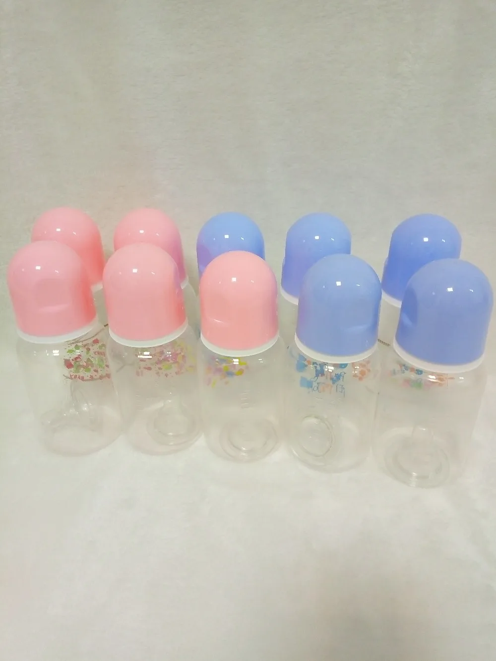 

wholesale 5 pieces / set 125ml accessories DIY silicone reborn baby dolls bottle toys for girls feeding baby's nursing bottle