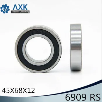 6909-2RS Bearing ABEC-1 ( 1 PCS ) 45x68x12 mm Thin Section 6909 2RS Ball Bearings 6909RS 61909 RS