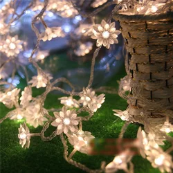 蓮の花の妖精,10m,100,LED,クリスマスの花輪,LED,結婚式の装飾,パーティー,休暇,家の装飾