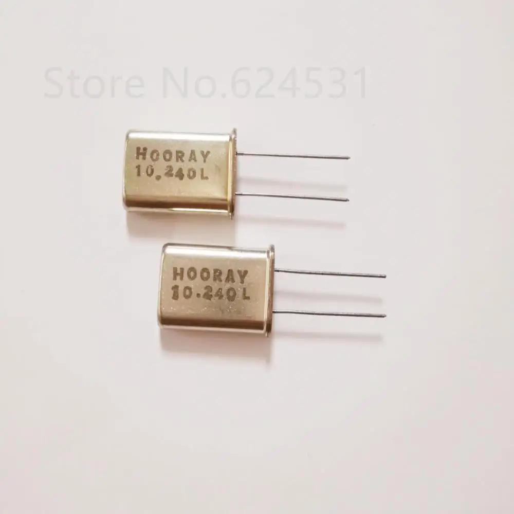 10pcs HC-49U 10.240MHZ Passive Inline Crystal 10.24M 10.240M DIP 2P Resonator