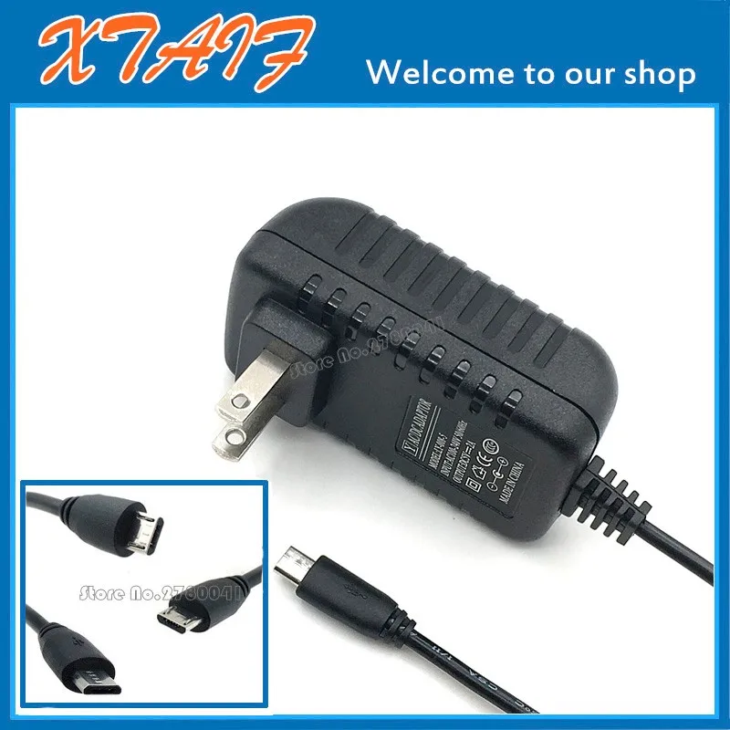 Adaptador de alta potencia AC/DC, cargador rápido de pared para Amazon Kindle Fire, 5V, 2A, 5V, 2000Ma, enchufe de EE. UU./UE/Reino Unido