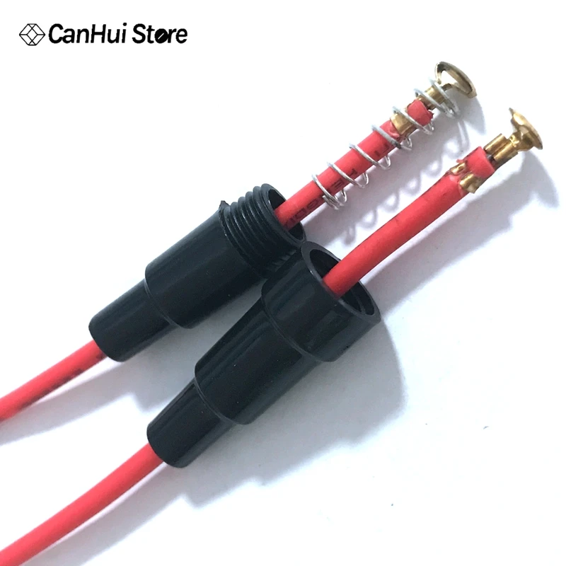 Portafusibles en línea para protección del hogar, componentes de alambre de cobre 10A220V 5x20, tipo tornillo 20AWG 22AWG, 5x20mm, 5 unidades