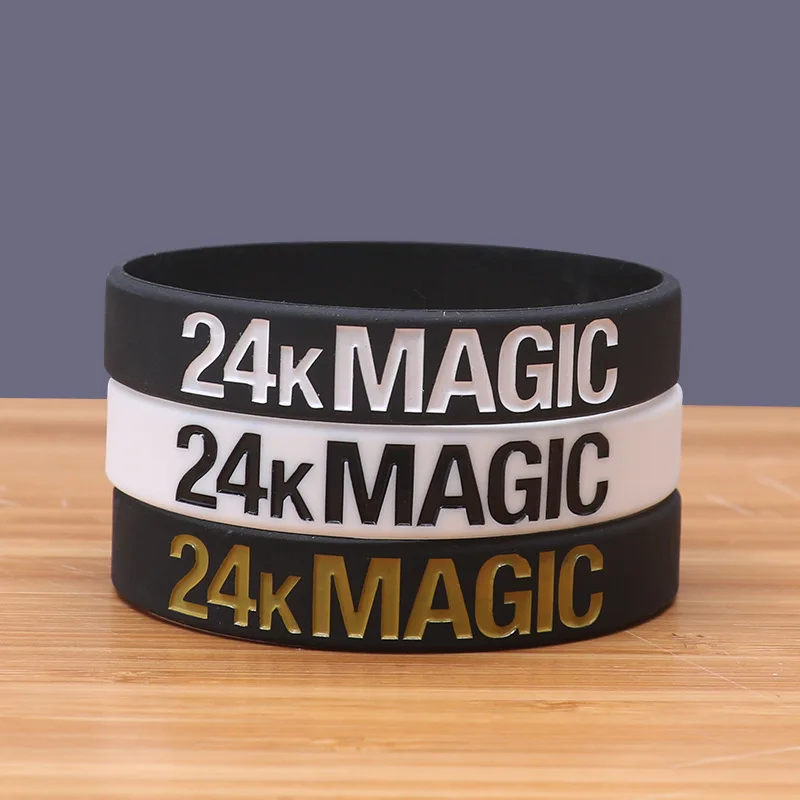 1PC Pop Star Bruno Mars Magic Silicone Bracelets&Bangles Wristband Music Lover Fans Gifts SH210