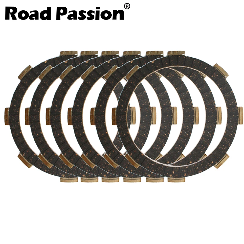 

Road Passion 6pcs Motorcycle Clutch Friction Plates Kit For Honda CMX250C2 CMX250C CMX250CD CRF150RB CMX250 CMX 250 C CD C2