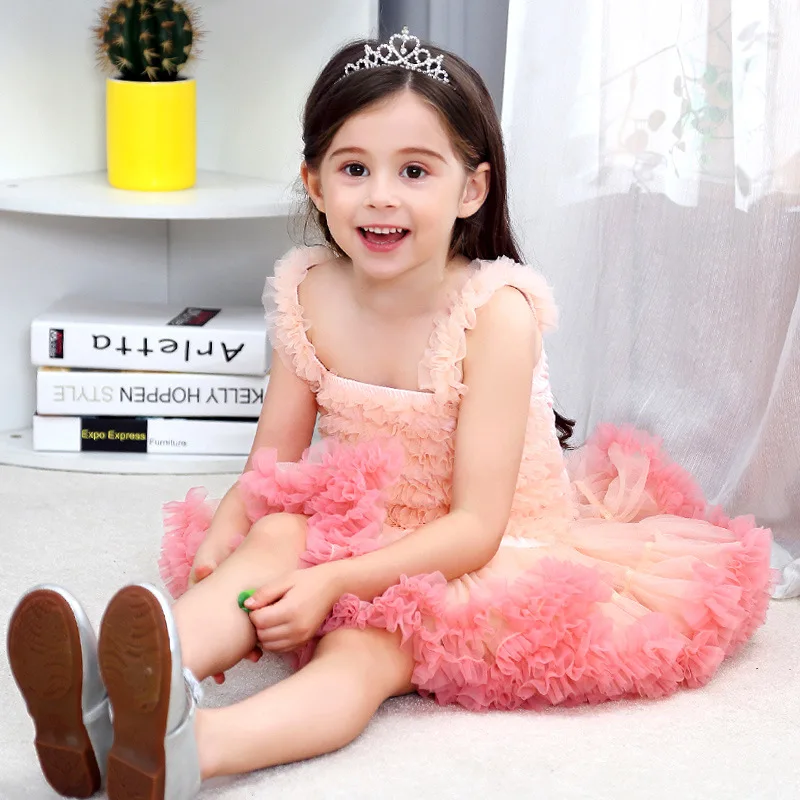 Meisjes Jurk Kant Strik Prinses Bruiloft Prestaties Formele Tutu Jurk Kleding Meisjes Mode voor Partij en Trouwjurk