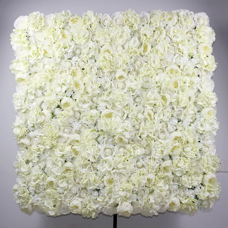 SPR 2018 mix white10pcs/lot Artificial rose peony hydrangea flower wall wedding backdrop event planning floral market decoration