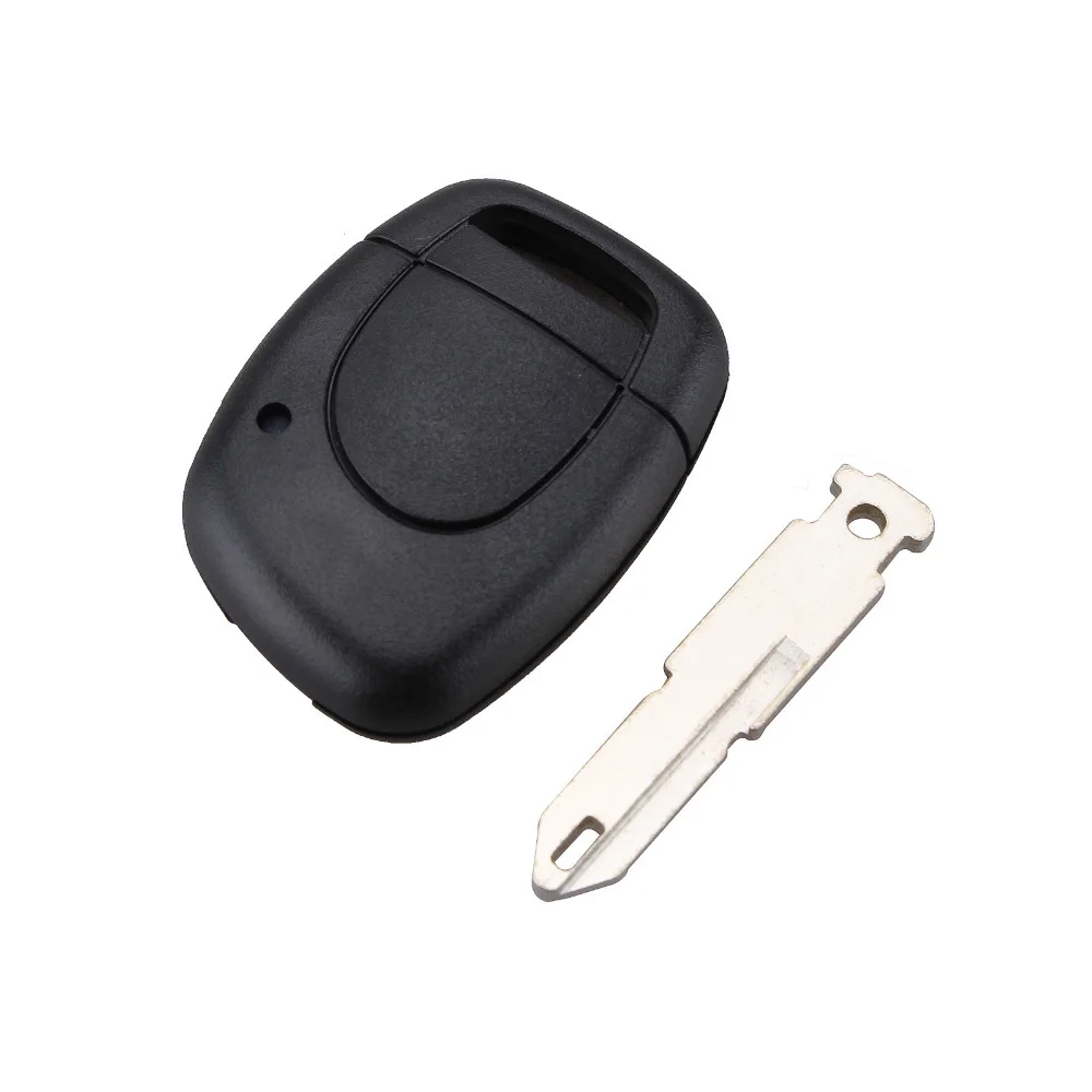 Replacement 1 Button Remote Car Key Shell Uncut Blade Cover For Renault Twingo Clio Kangoo Master Keyless Entry Fob Case