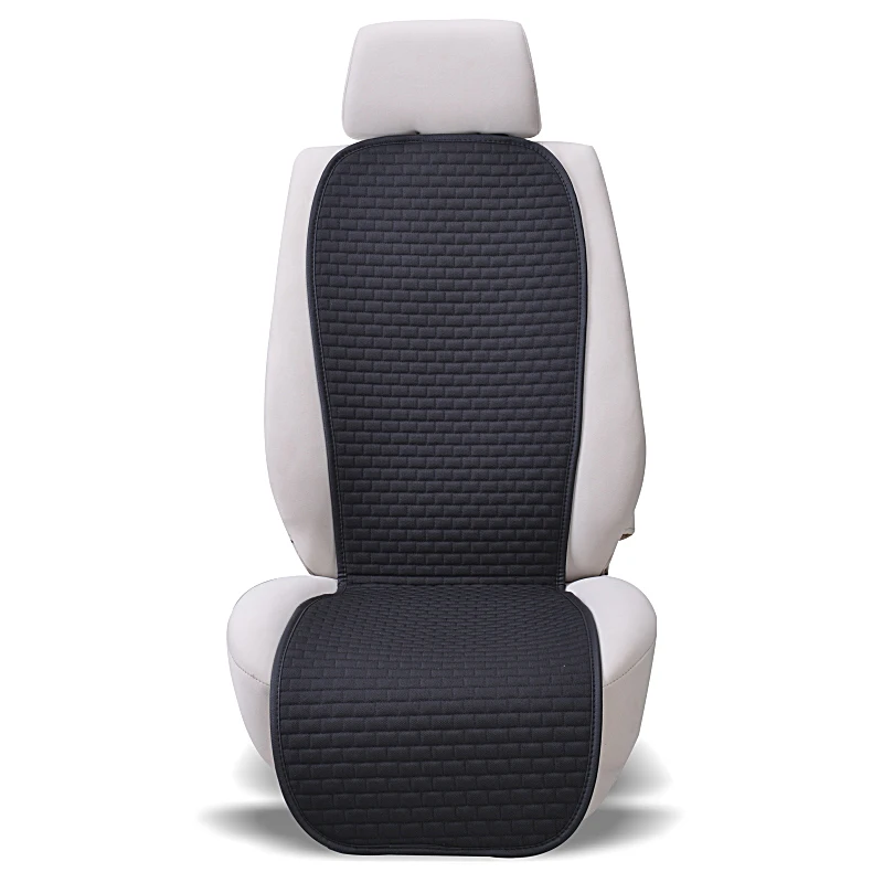 Summer Car Seat Cover Skidproof Front Rear Backrest Flax Protector Universal Auto Seat Cushion Anti-slip Pad Ｍat Car Accessories