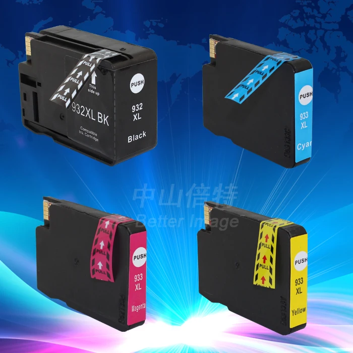 

INK WAY On sale,932XL 933XL Ink Cartridge with newest version chip for HP OfficeJet 6100 6600 6700 7110 7510 7610 7612 etc.