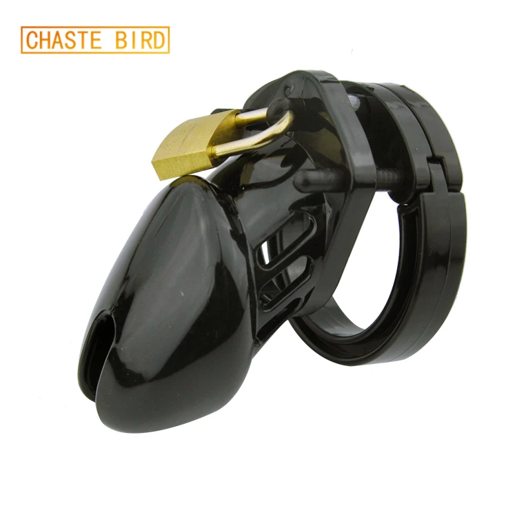 CHASTE BIRD Small/Standard Male Chastity Device Cock Cage With 5 Size Rings Brass Lock Locking Number Tags Sex Toys CB6000 A153