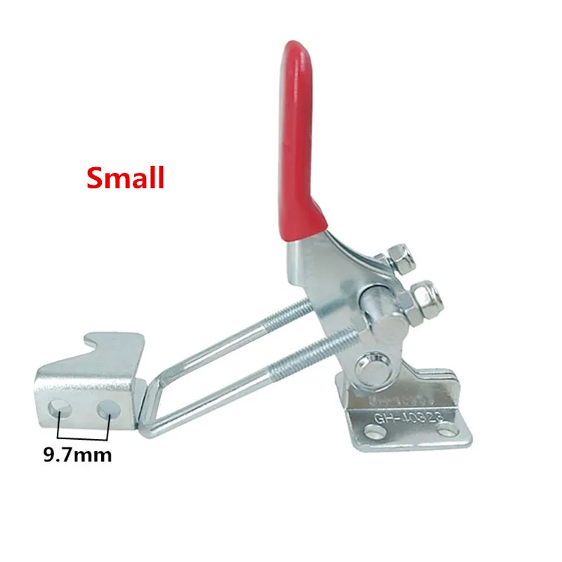 1pcs GH-40341 Large Galvanized Hand Tool Toggle Latch, Catch Hasps Trailer Outdoor Marine Grade Adjustable Hasp Fastener
