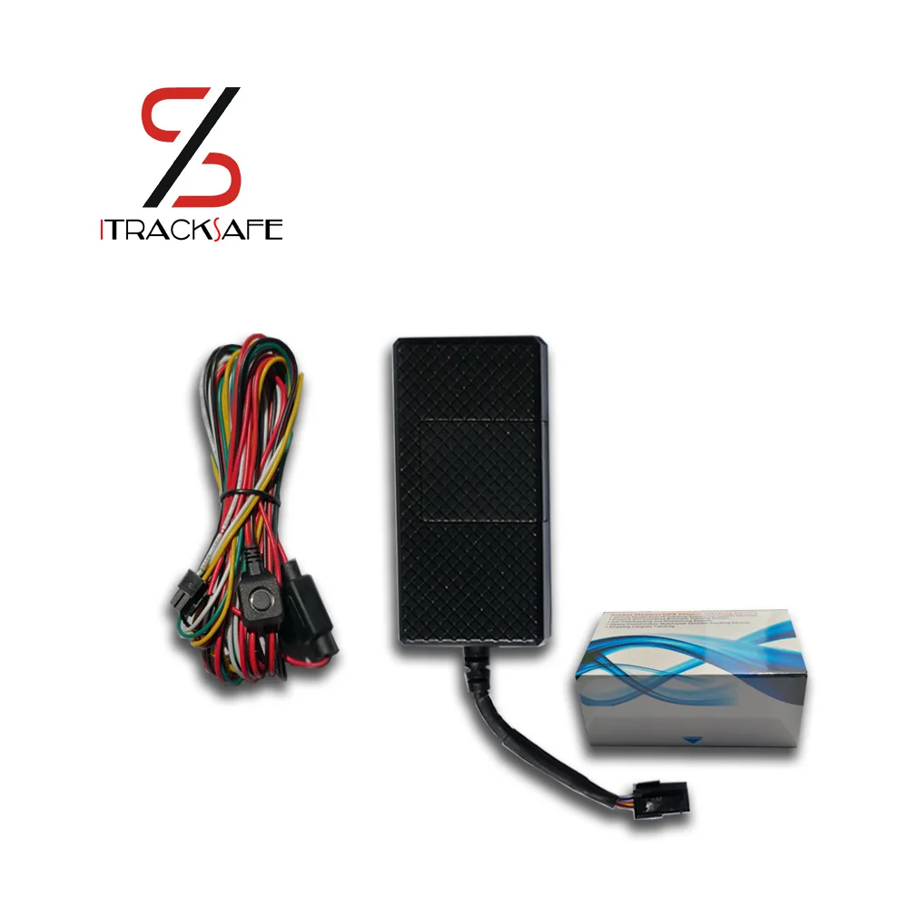 New real time mini gsm gprs motorcycle moto vehicle car gps tracker locator locating device with SOS emergency panic button