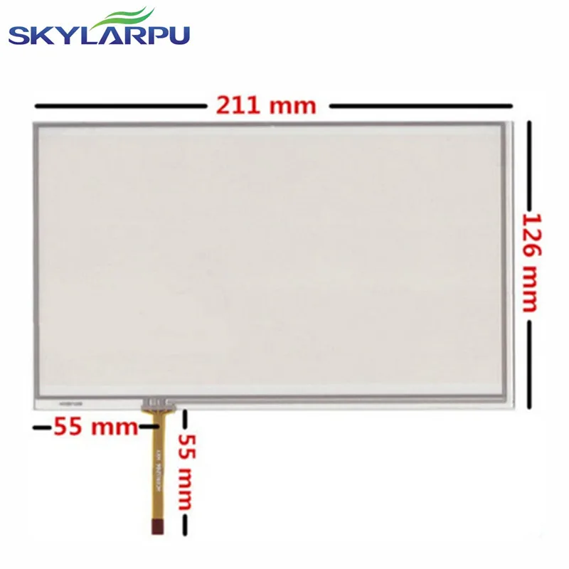 

skylarpu New 9" inch 4 wire Resistive Touch Screen Panel 210*125mm touch screen digitizer panel free shipping