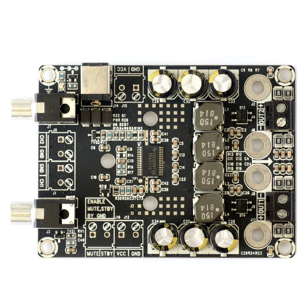 TPA3118 плата цифрового усилителя звука малой мощности двухканальная 2x30 Вт HIFI 2,0 Класс D