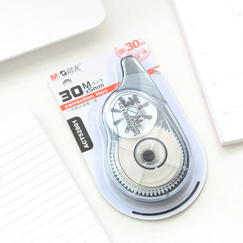 Correction Tape Roller 30m Long White Sticker Study Office Biggest-Selling Tools ACT52801