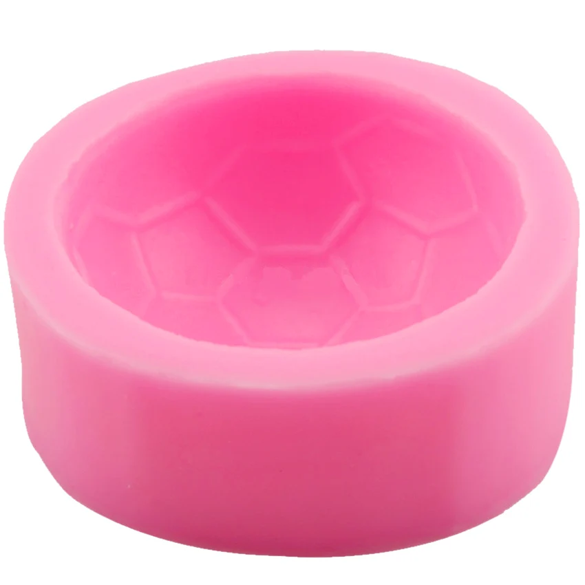 M596 1PCS Football Candle Moulds Soap Mold Kitchen-Baking Resin Silicone Form Home Decoration 3D DIY Clay Craft Wax-Making