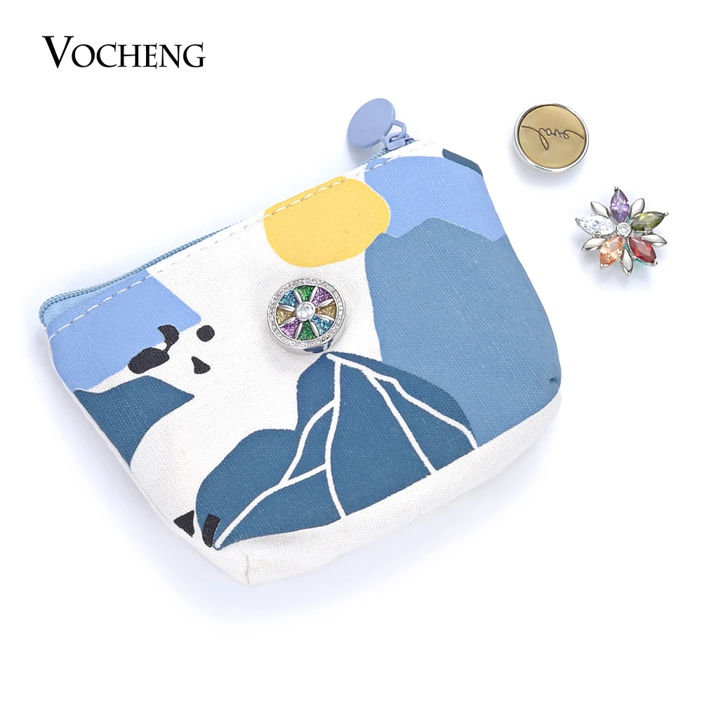 10pcs/lot Vocheng Ginger Snap Jewelry Accessories Cotton Material 18mm Snap Charms Button Jewelry 4 Colors NN-633*10