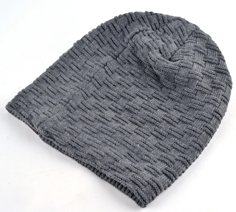 Jesienno-zimowe czapki z daszkiem dla mężczyzn i kobiet Beanie Stocking Hat Casual Keep Warm Knitted Hat Skullies&Beanies 7 kolorów