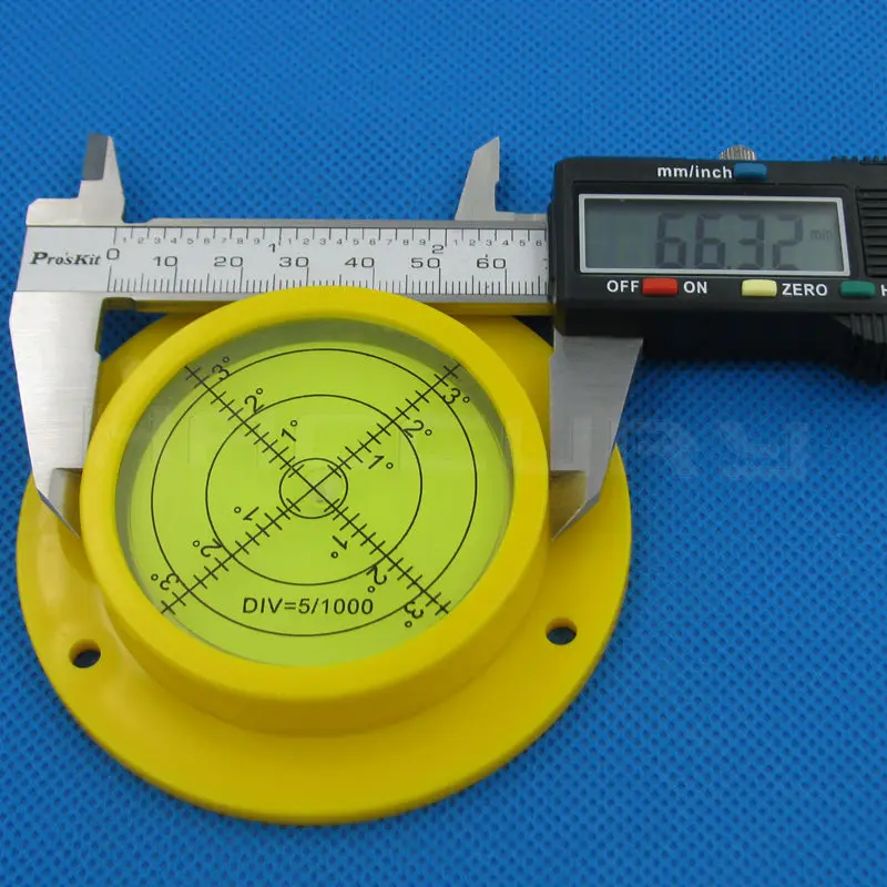 HACCURY 90*17mm Four Styles Big Universal level Bubble Level with Mounting hole for Construction Machinery