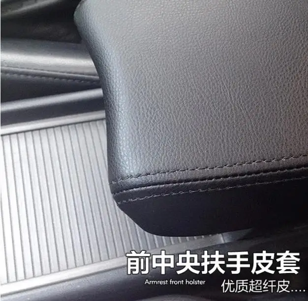 Customzied Decorated Microfibre Leather Center Armrest Cover For Honda Civic 8th 2004 2005 2006 2007 2008 2009 Car Interior - Image 4